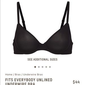 skims bra 34b